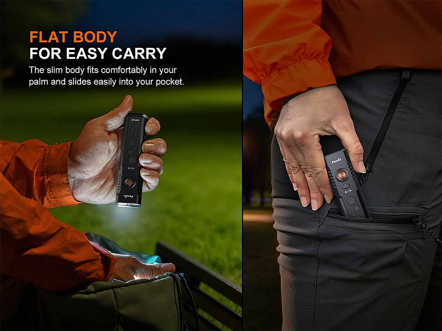 Fenix E08R UE Flat Flashlight