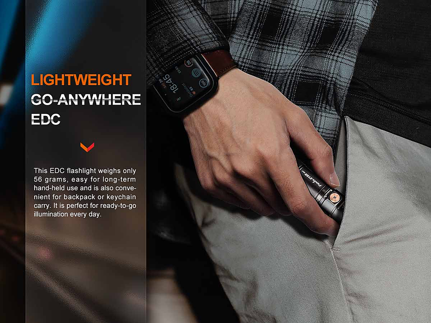 Fenix E18R V2.0 Rechargeable EDC Flashlight