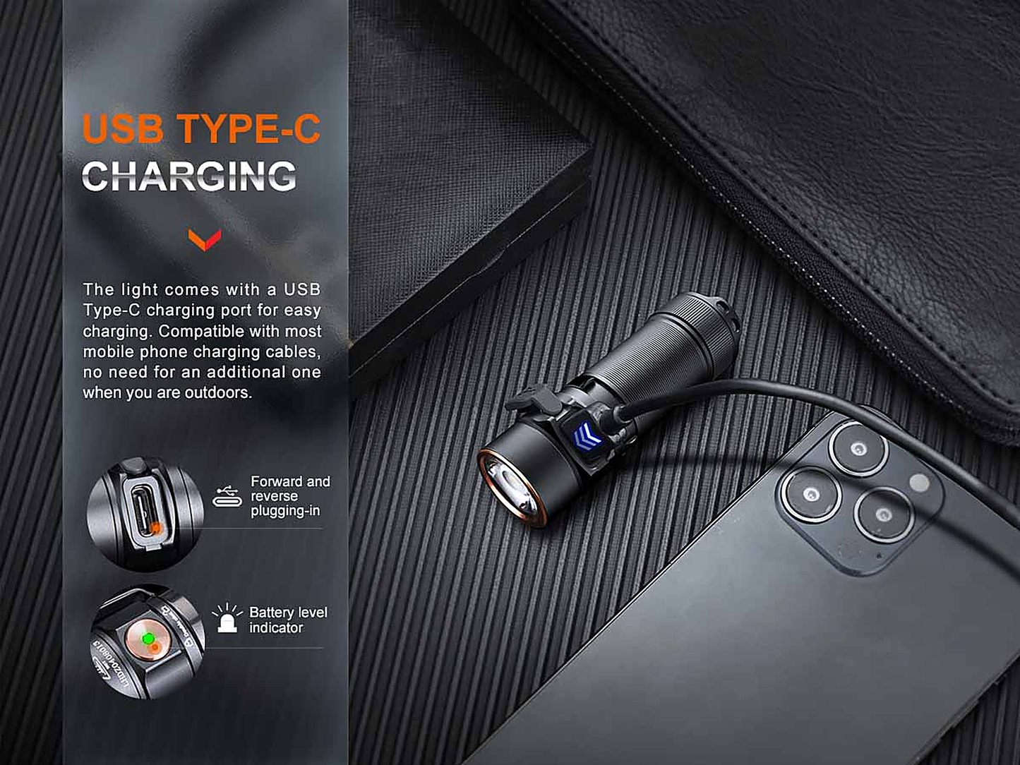 Fenix E18R V2.0 Rechargeable EDC Flashlight