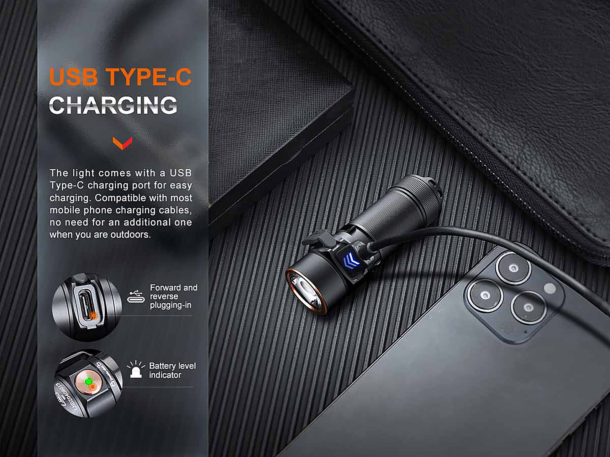 Fenix E18R V2.0 Rechargeable EDC Flashlight