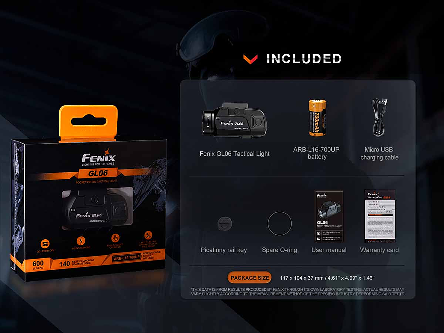 Fenix GL06 Compact Weapon Light