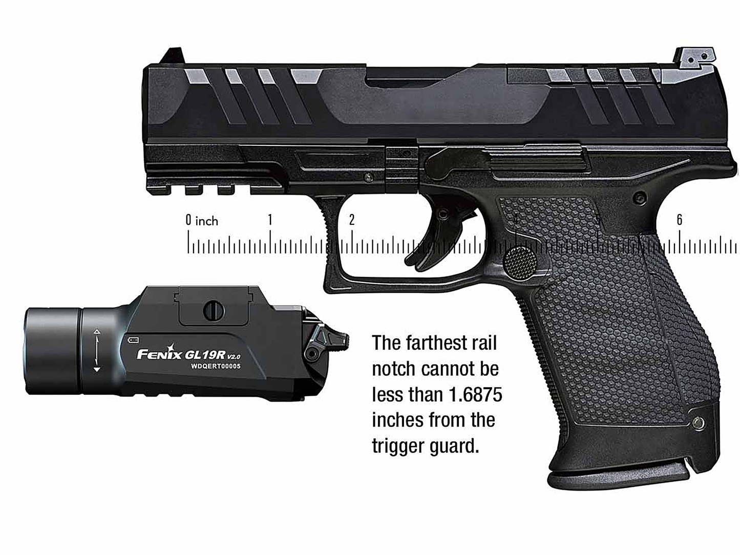 Fenix GL19R V2.0 Tactical Weapon Light