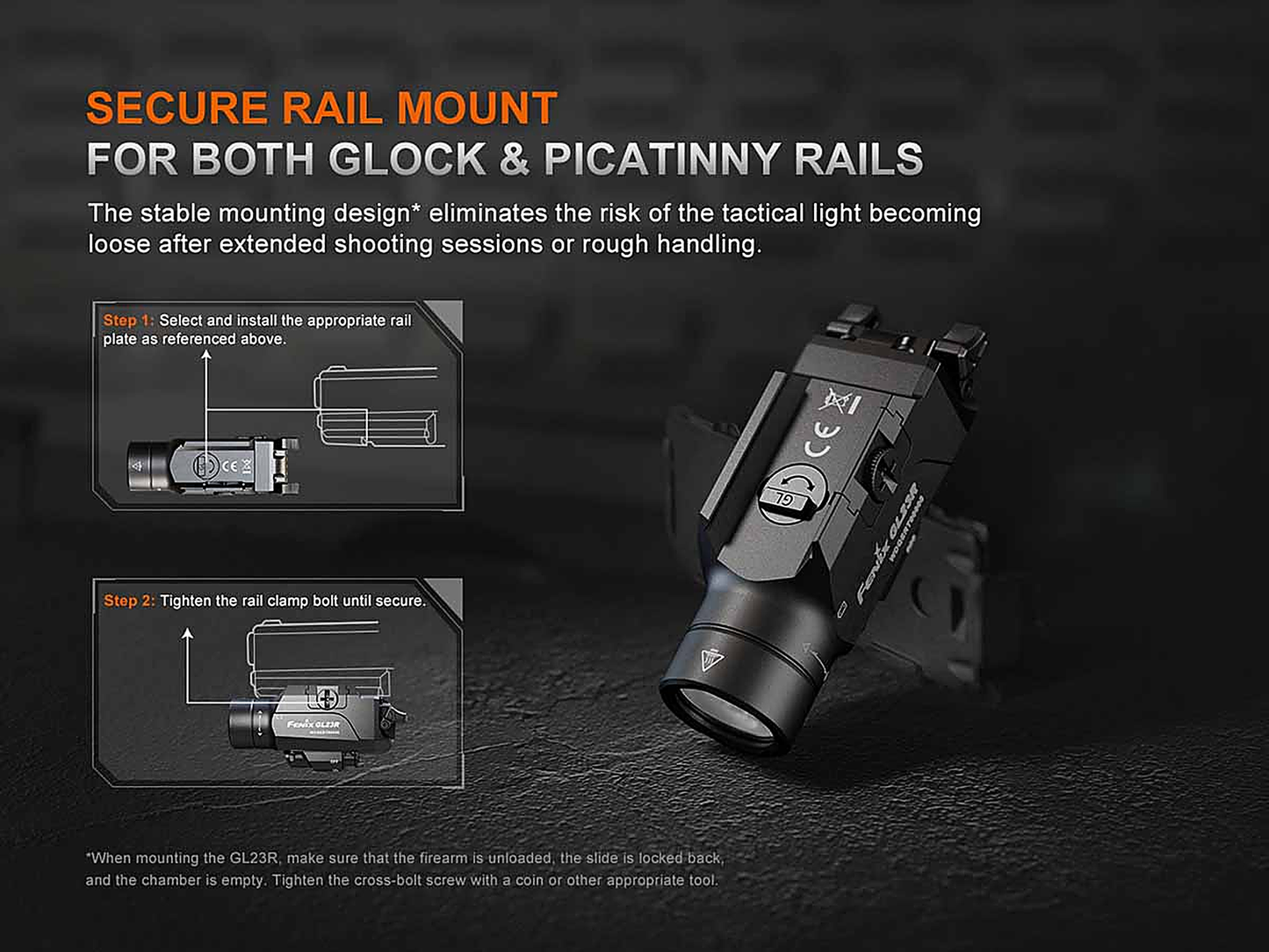 Fenix GL23R Rechargeable Weapon Light