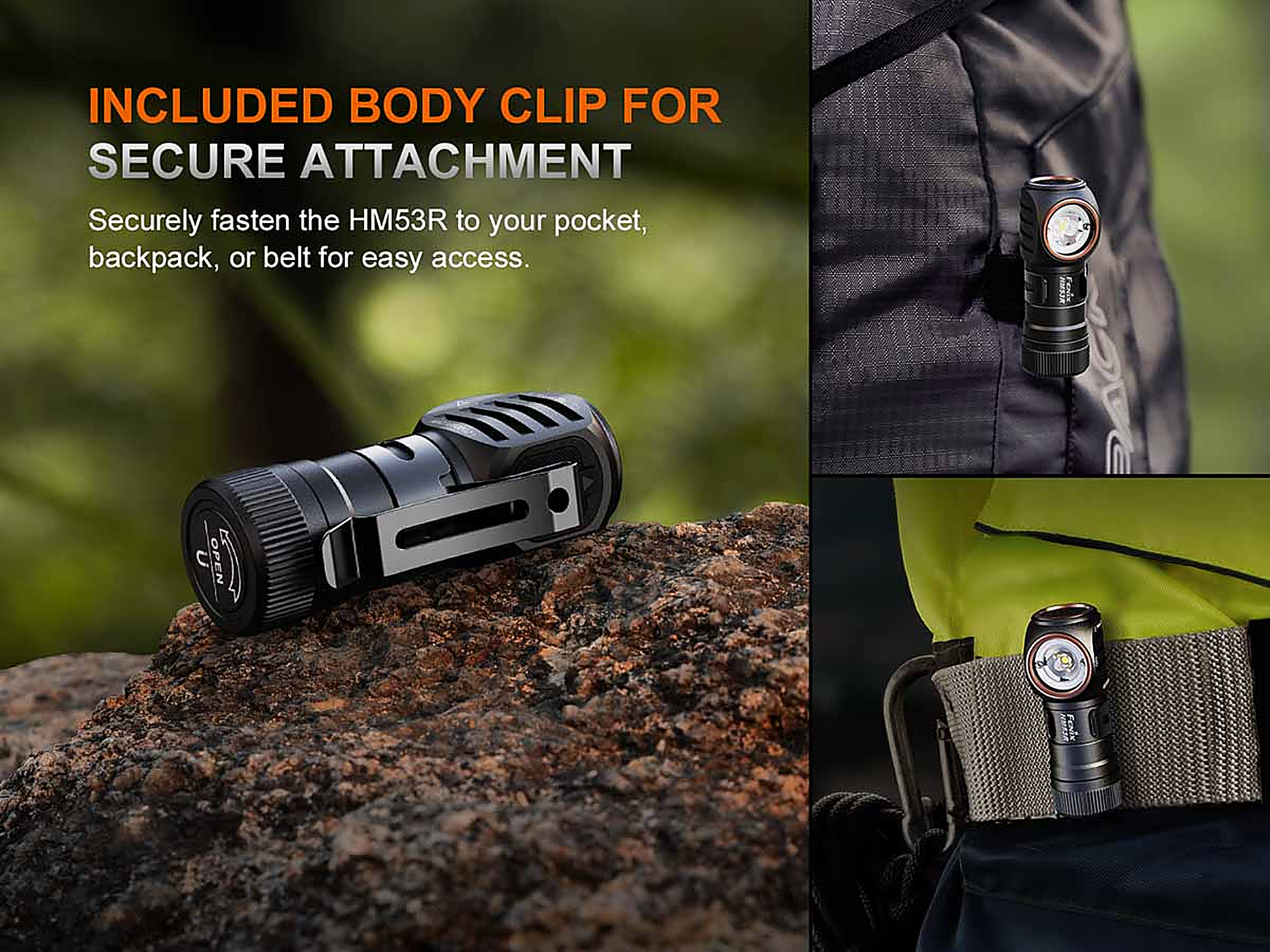Fenix HM53R Rechargeable Headlamp