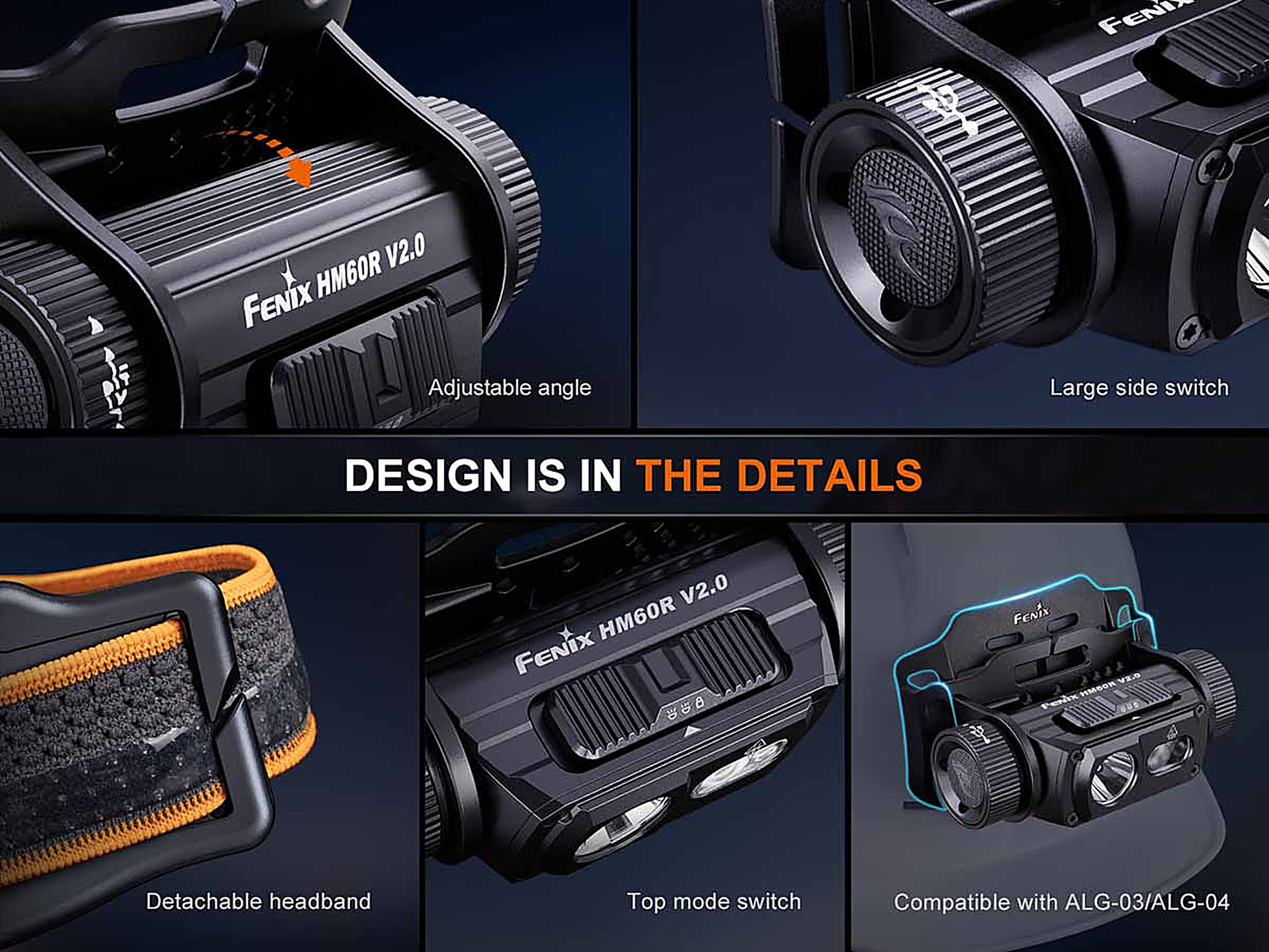Fenix HM60R V2.0 Rechargeable Headlamp