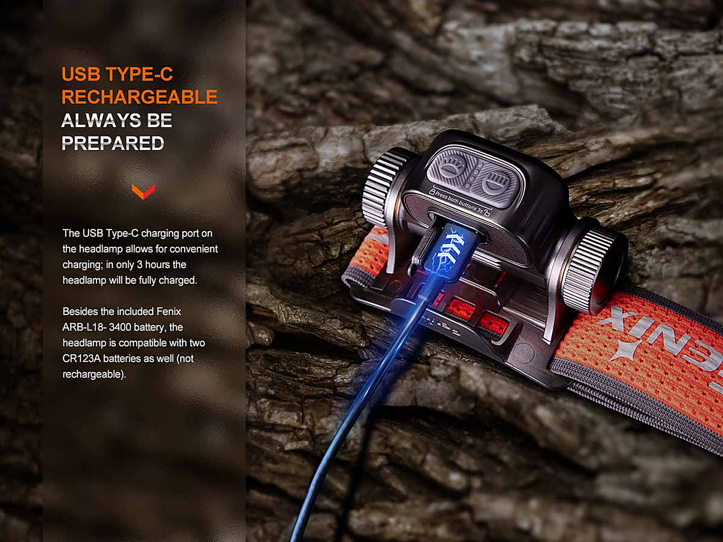 Fenix HM65R-T V2.0 Rechargeable Headlamp
