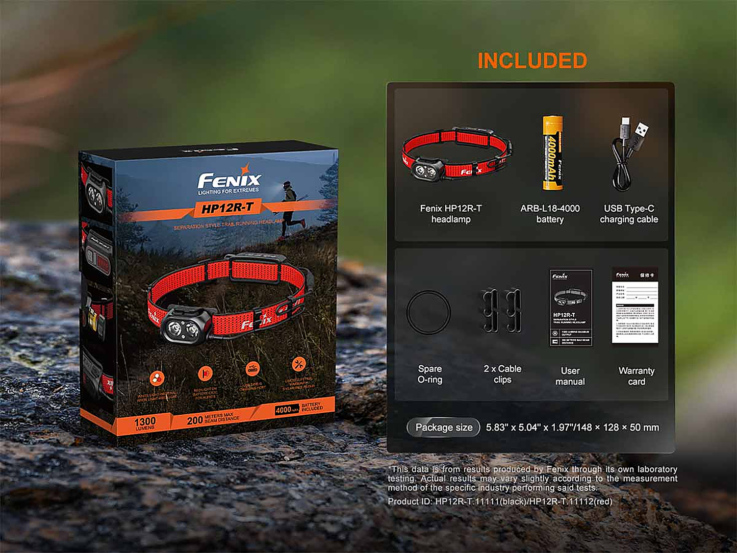 Fenix HP12R-T Rechargeable Headlamp