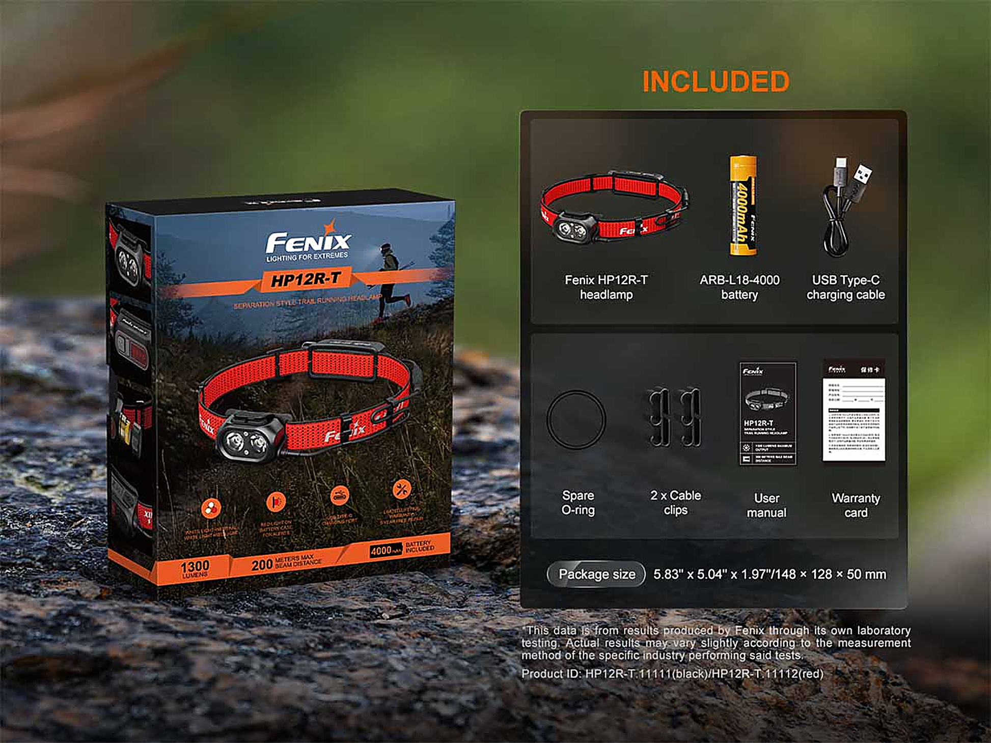 Fenix HP12R-T Rechargeable Headlamp