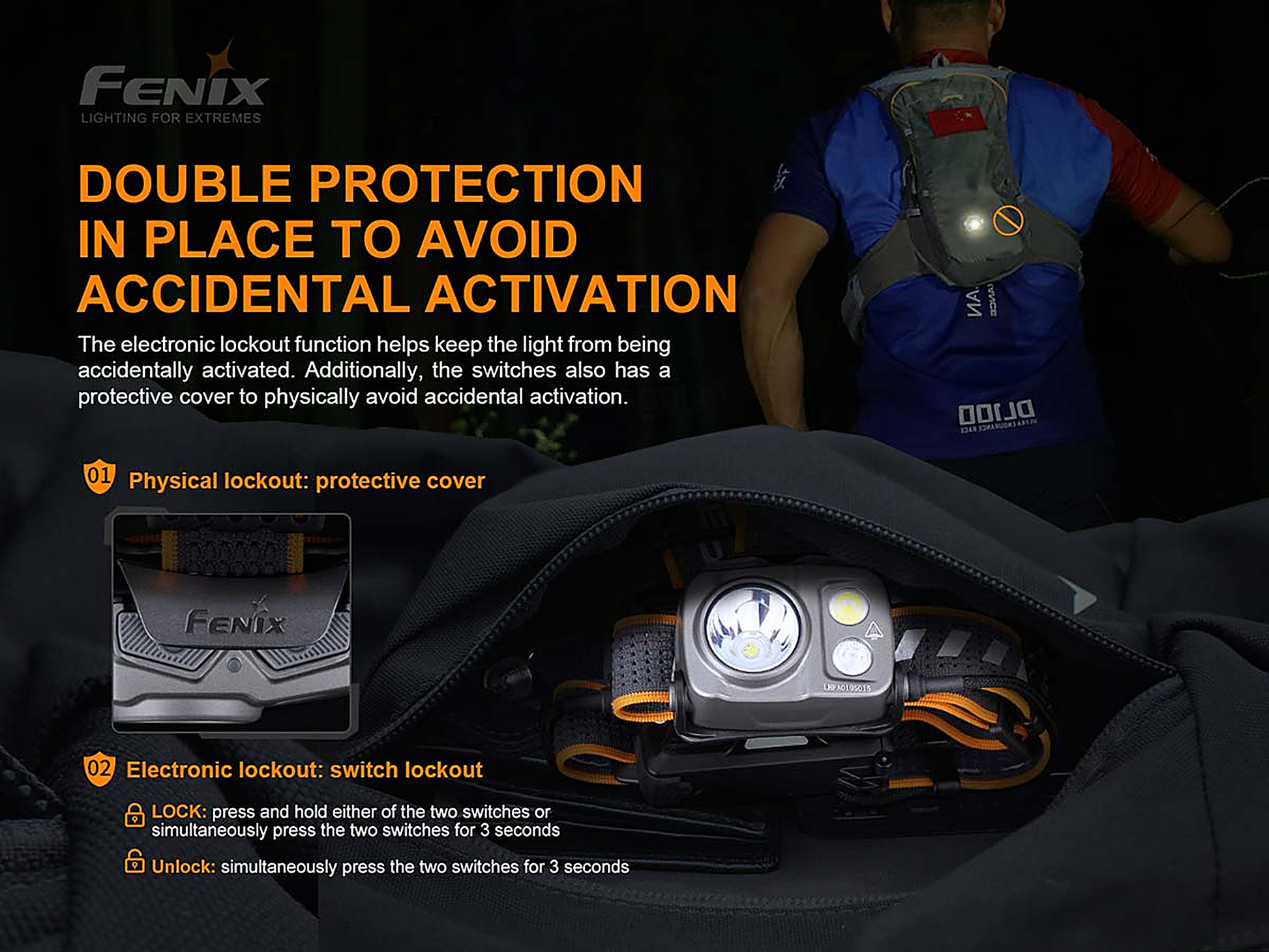 Fenix HP16R Rechargeable Headlamp