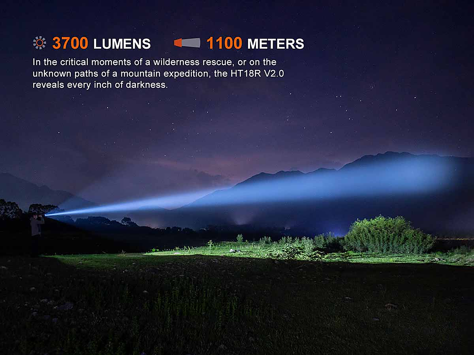 Fenix HT18R V2.0 Long-Distance Flashlight