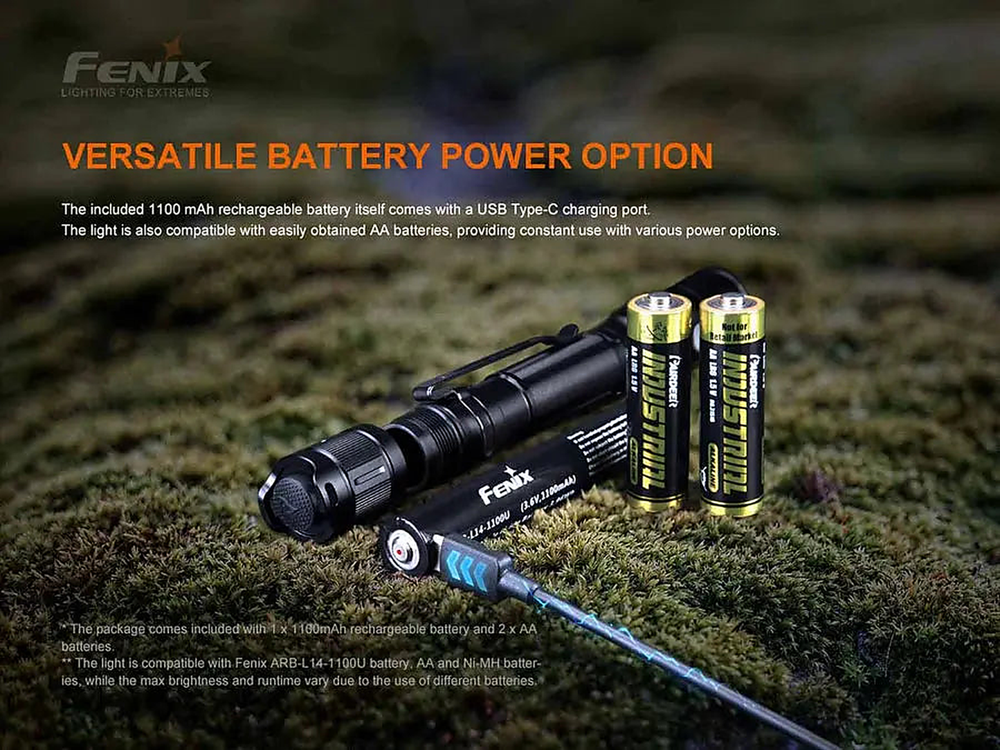 Fenix LD22 V2.0 - close-up detail
