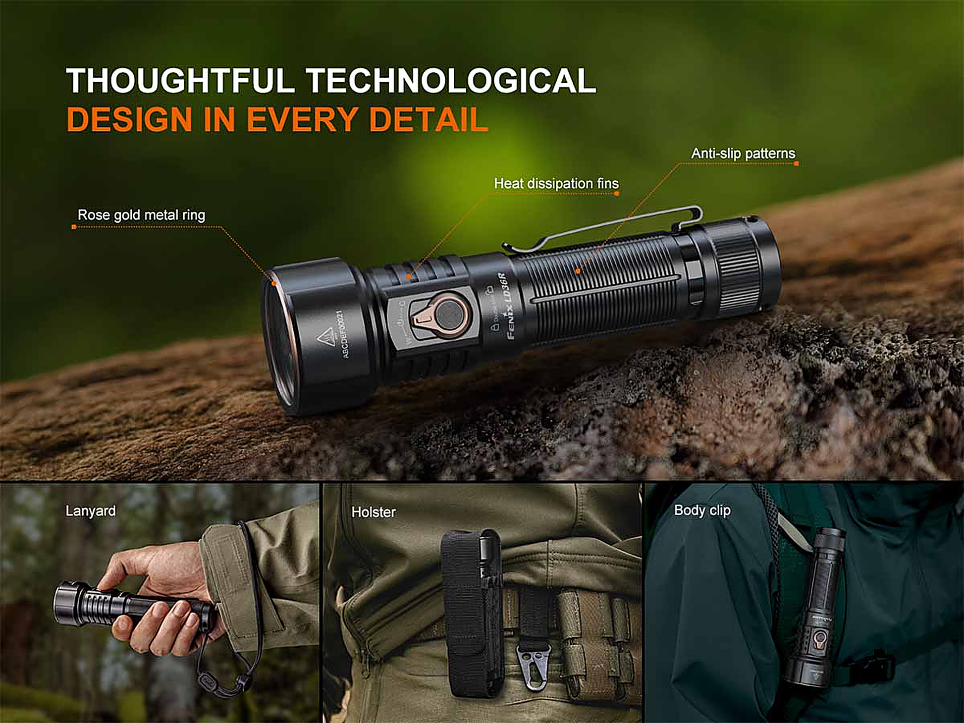 Fenix LD36R Multicolor Flashlight