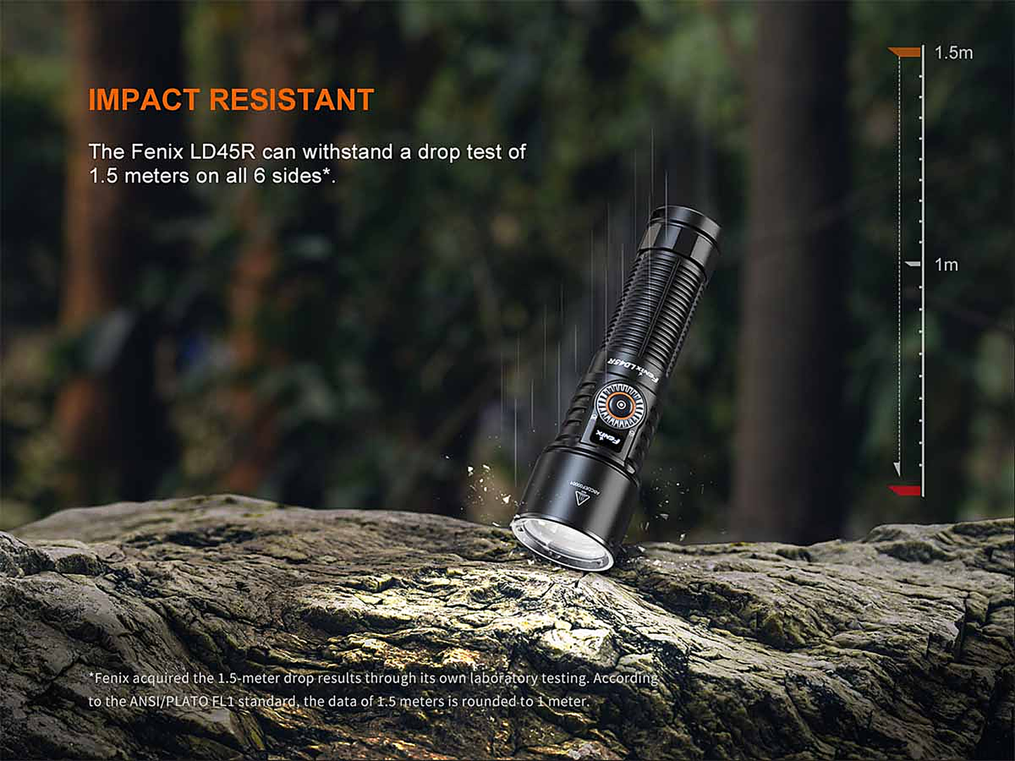 Fenix LD45R Adjustable Beam Flashlight