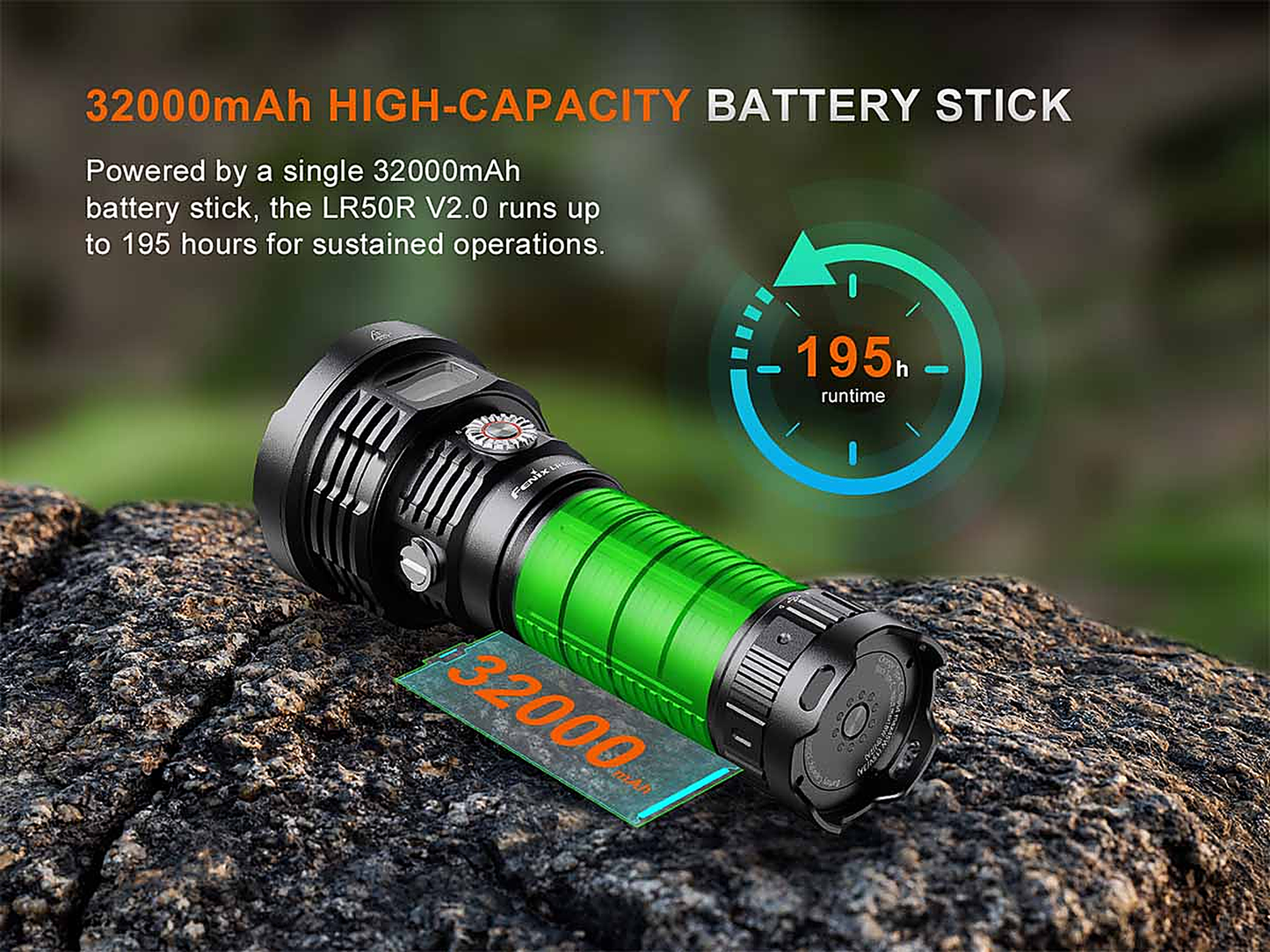 Fenix LR50R V2.0 Flashlight - 18000 Lumens