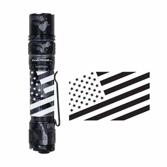Fenix PD36R PRO Urban Gray Flashlight with Special Edition Engraved Design