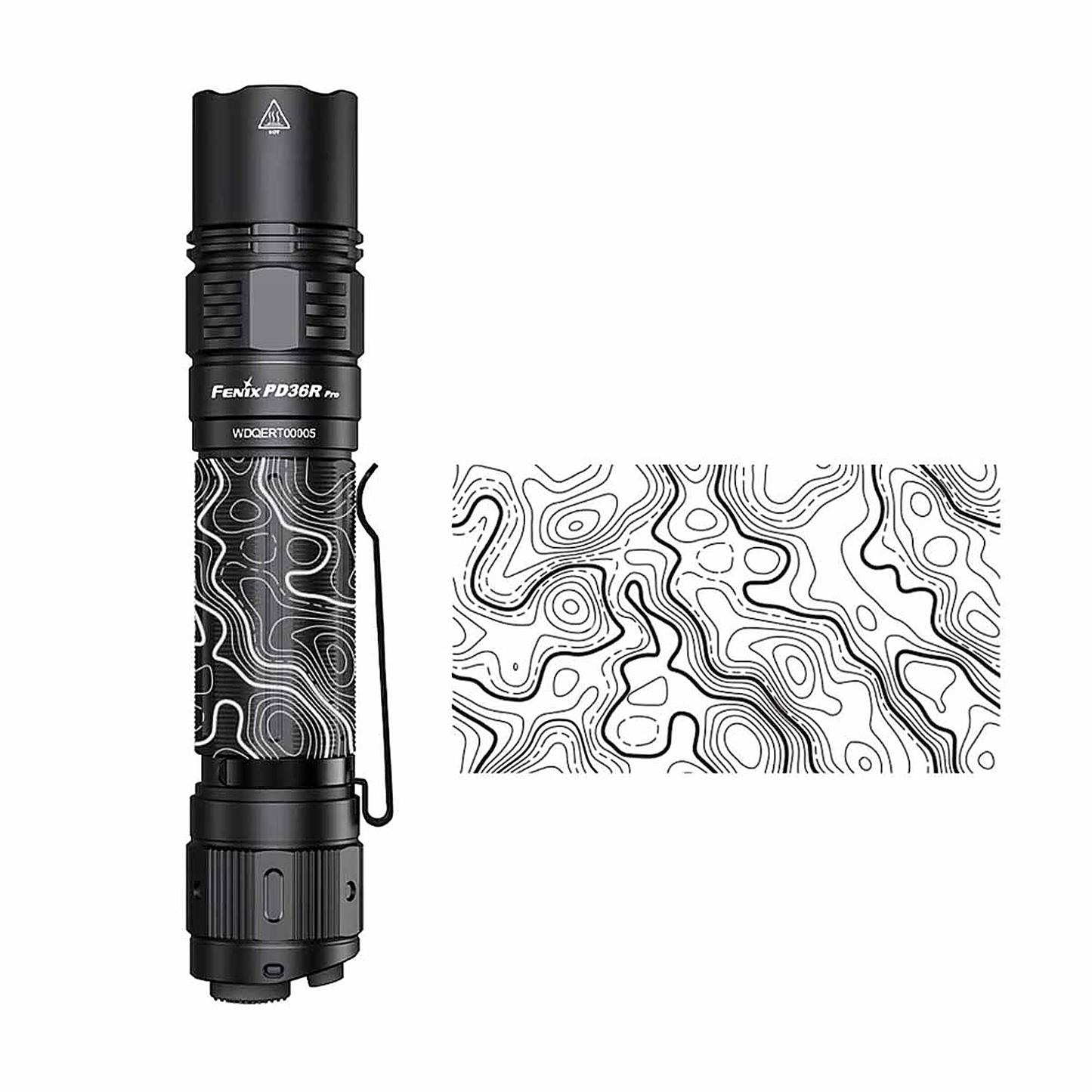 Fenix PD36R PRO Flashlight with Special Edition Engraved Design