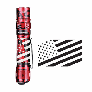 Fenix PD36R PRO Red Camo Flashlight with Special Edition Engraved Design