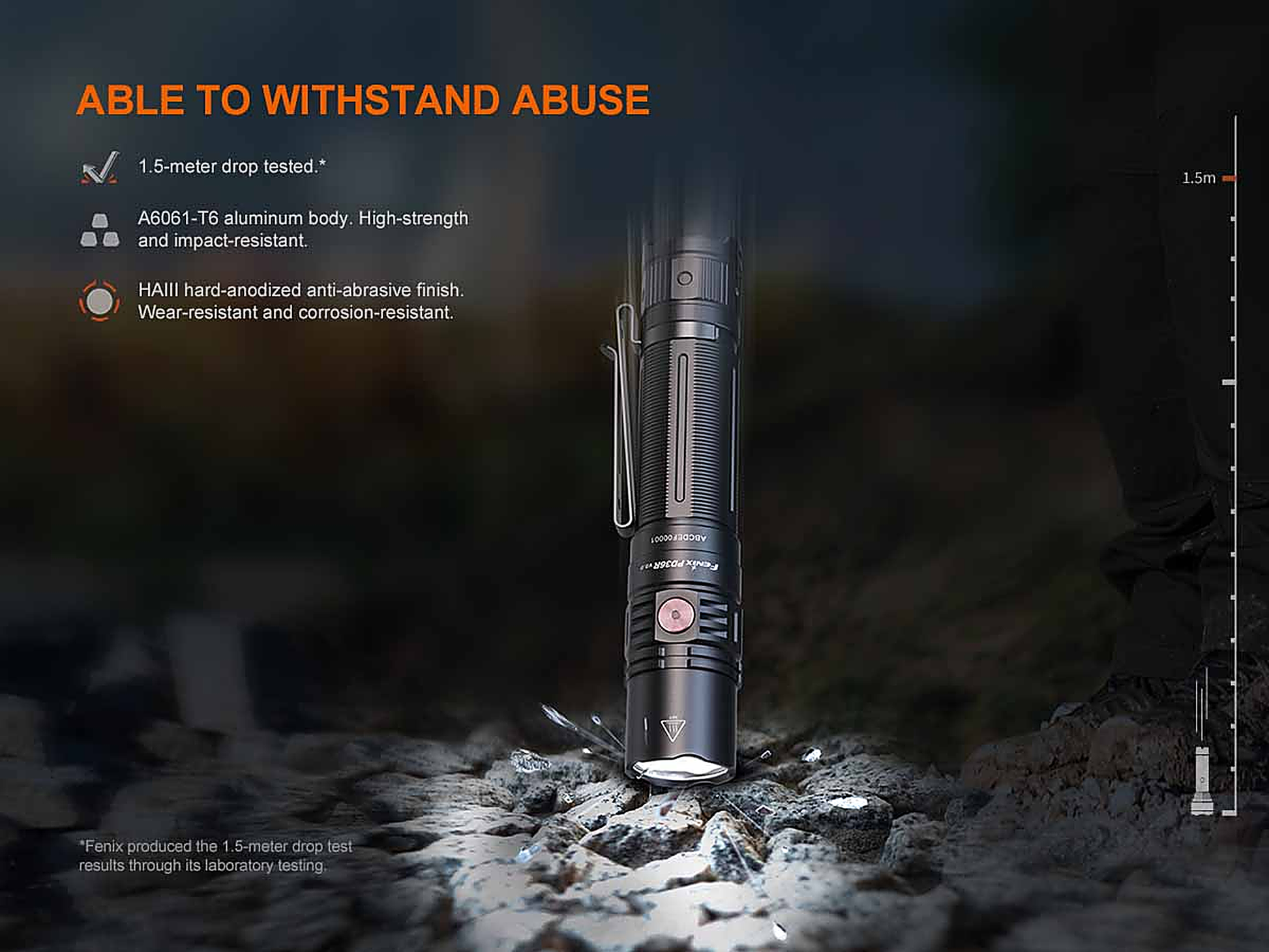 Fenix PD36R V2.0 Flashlight with Special Edition Engraved Design