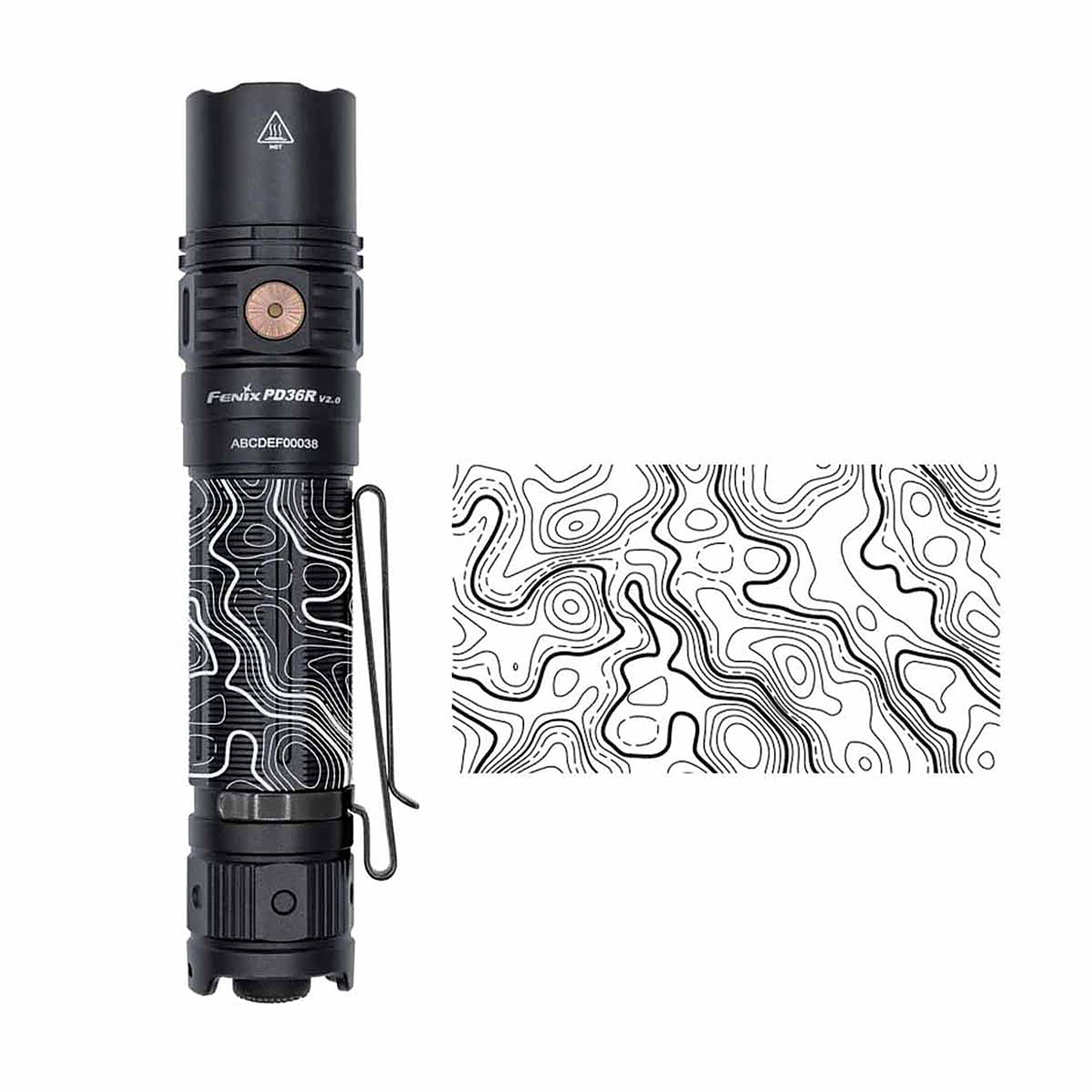 Fenix PD36R V2.0 Flashlight with Special Edition Engraved Design