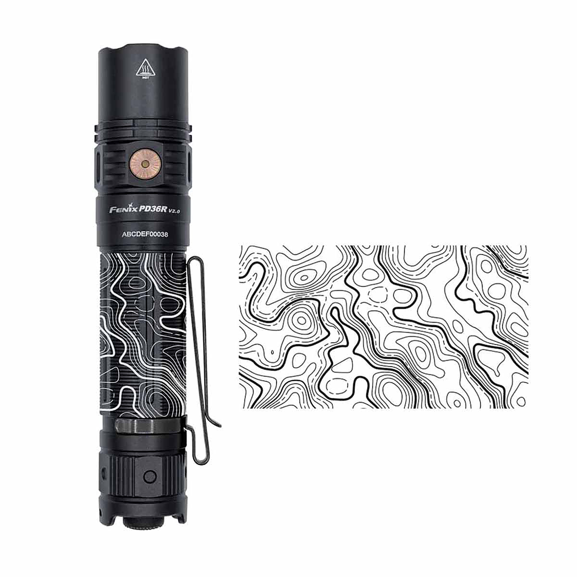 Fenix PD36R V2.0 Flashlight with Special Edition Engraved Design