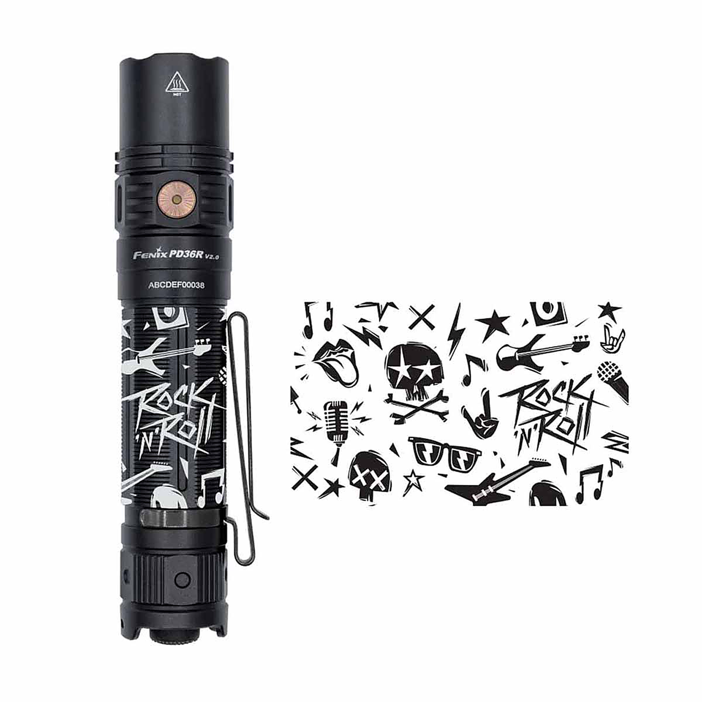 Fenix PD36R V2.0 Flashlight with Special Edition Engraved Design