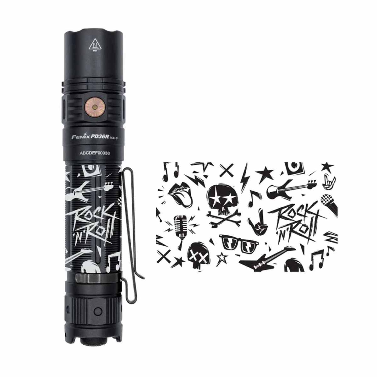 Fenix PD36R V2.0 Flashlight with Special Edition Engraved Design