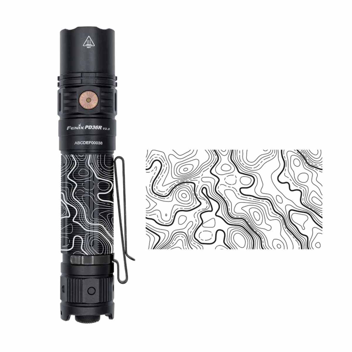 Fenix PD36R V2.0 Flashlight with Special Edition Engraved Design