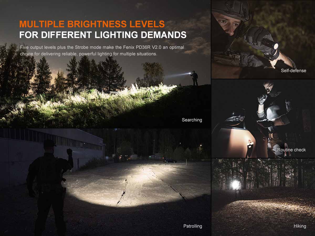 Fenix PD36R V2.0 Flashlight with Special Edition Engraved Design