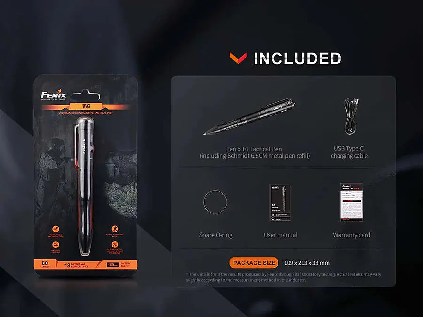 Fenix T6 Penlight - alternate view