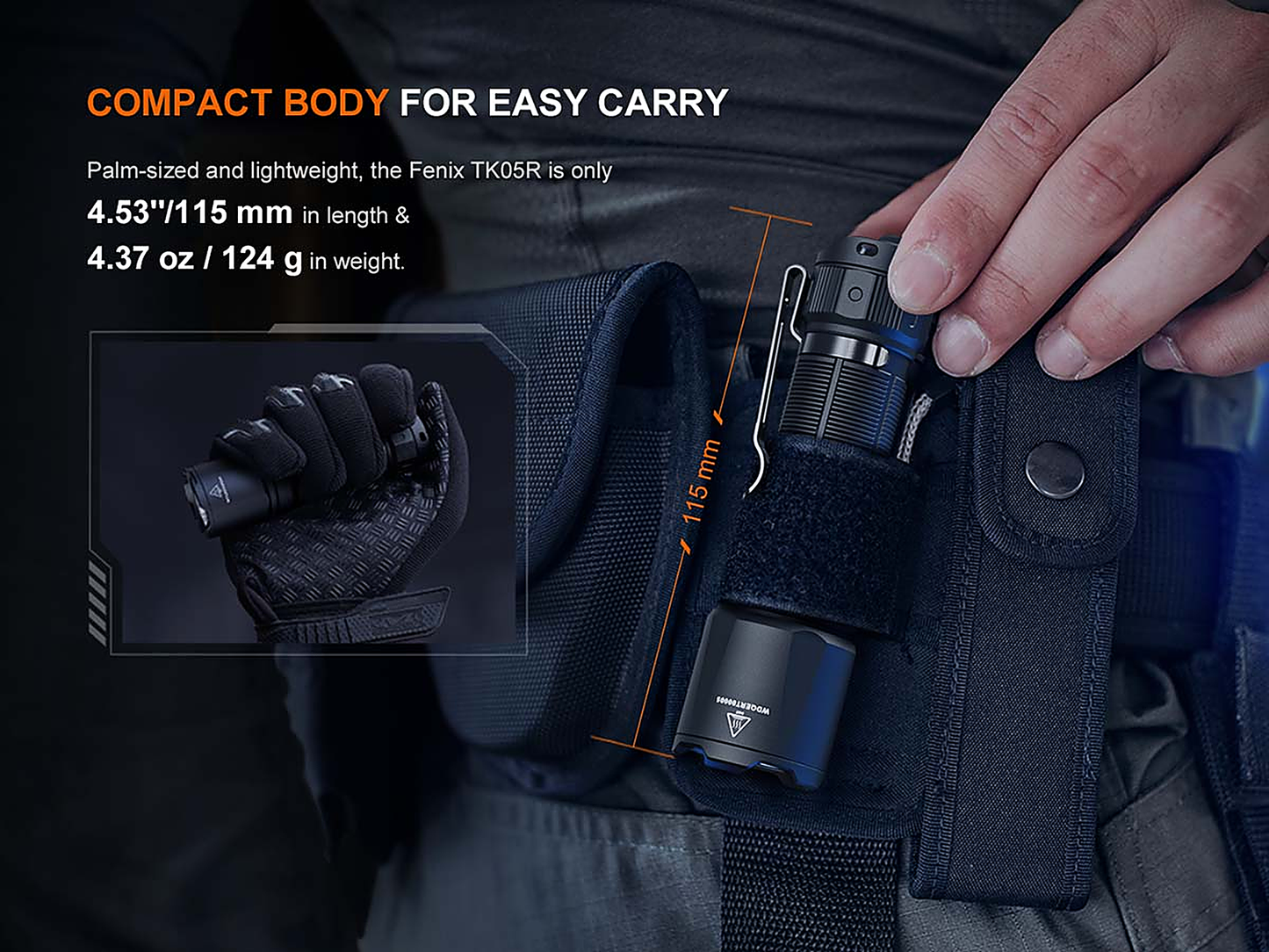 Fenix TK05R Long-Distance EDC Flashlight