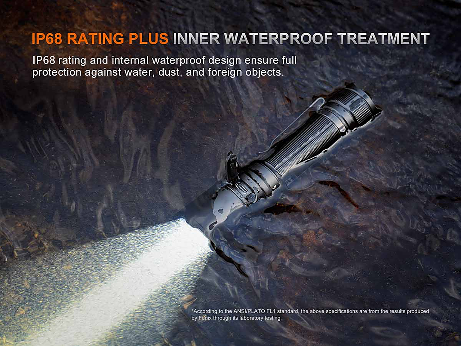 Fenix TK15R Rechargeable Tac Flashlight