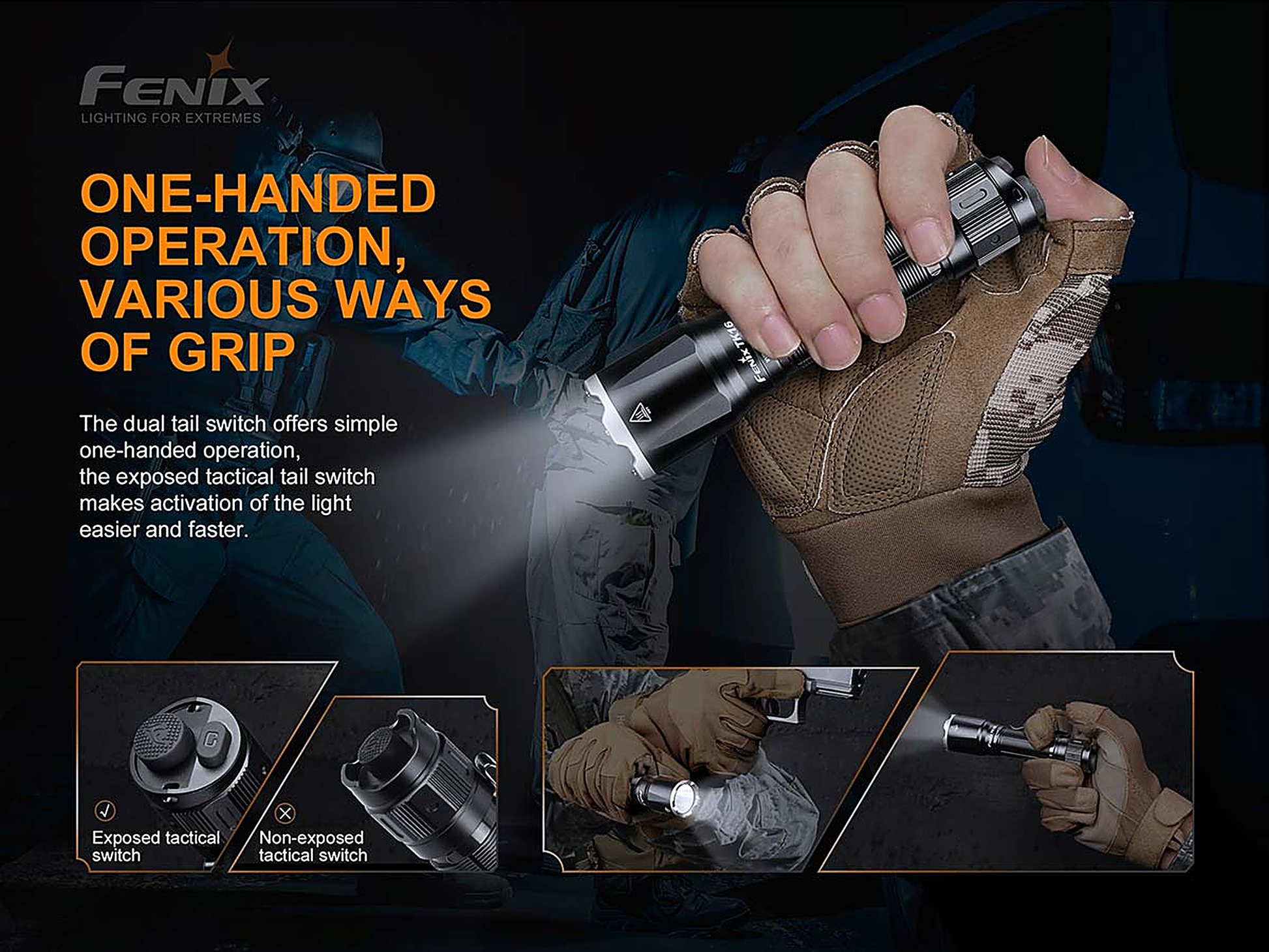 Fenix TK16 V2.0 Flashlight with Special Edition Engraved Design