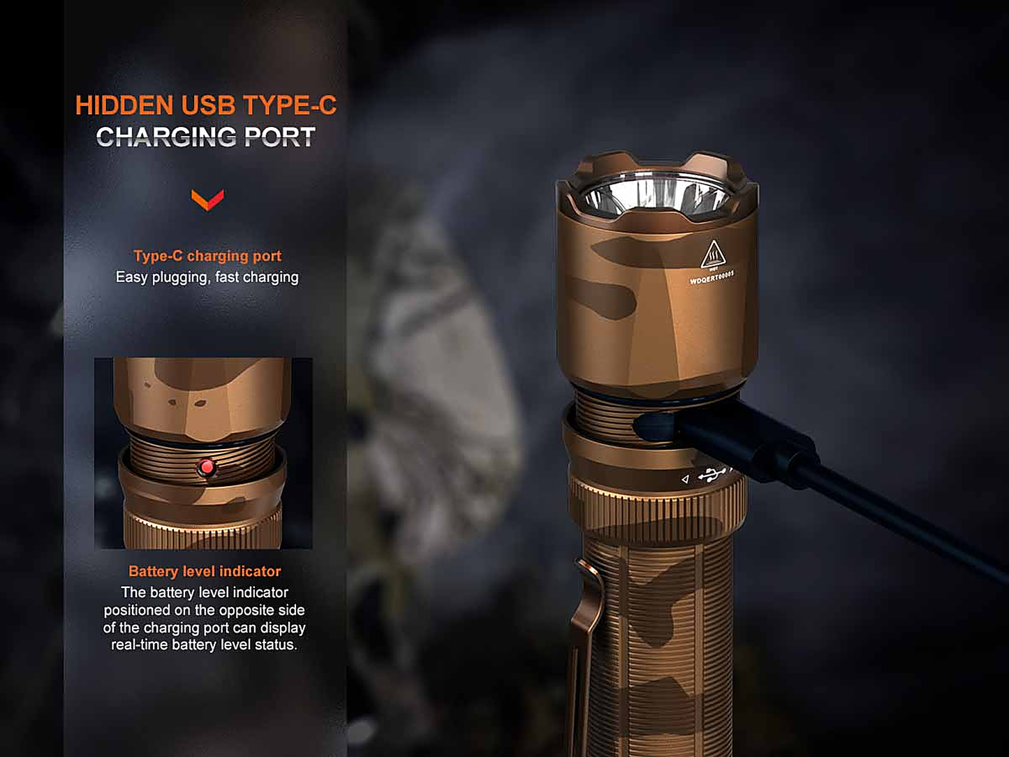 Fenix TK20R UE Rechargeable Flashlight -