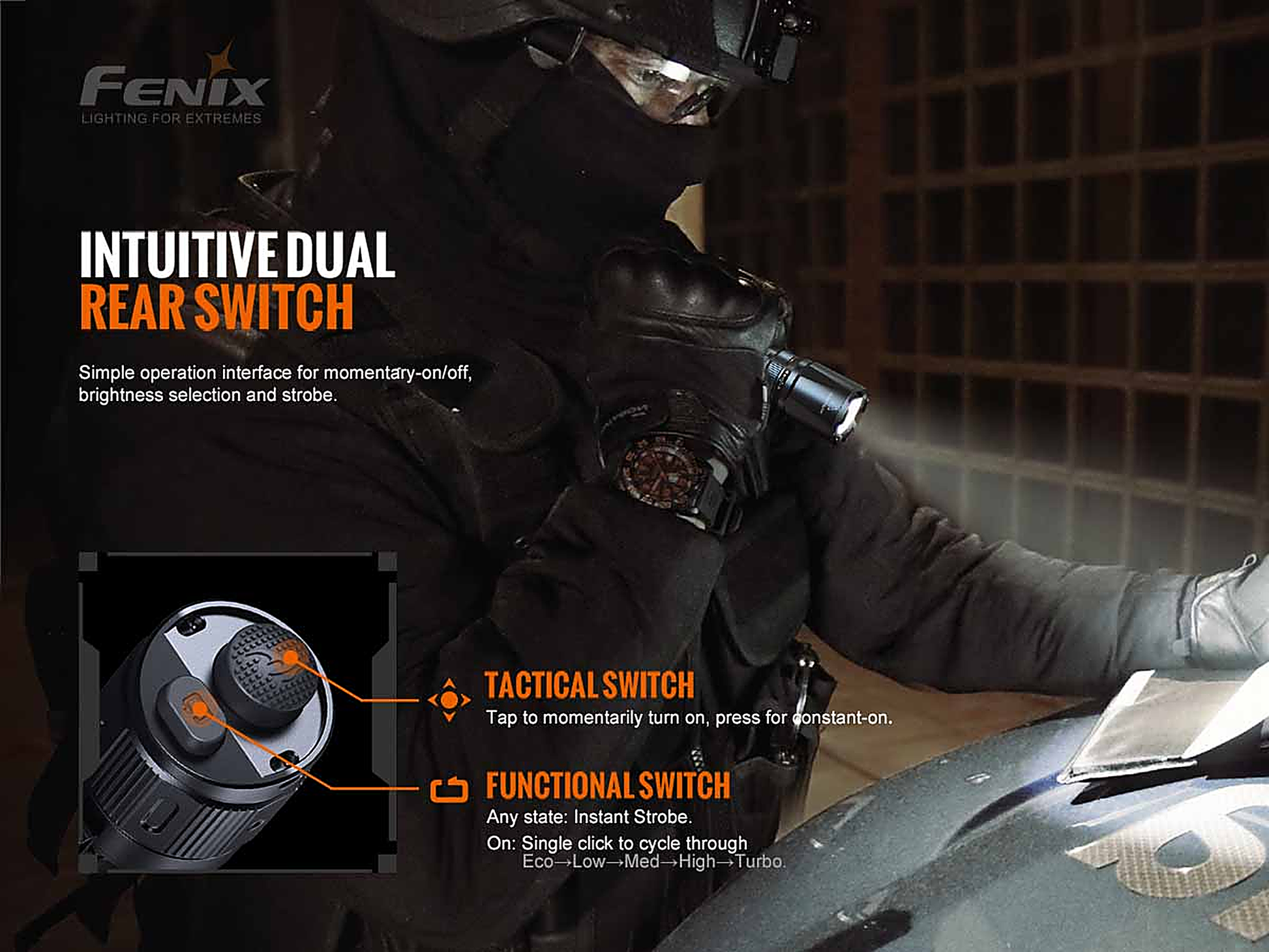 Fenix TK20R V2.0 Rechargeable Tac Flashlight with T5 Pen