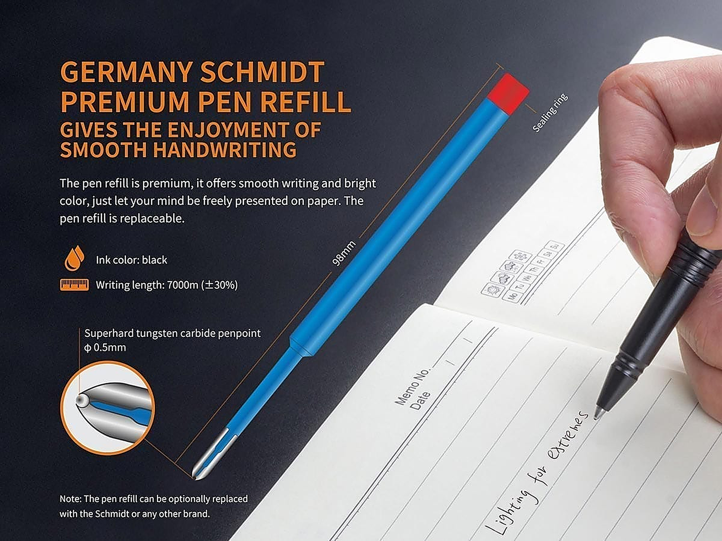 Fenix TK20R V2.0 Rechargeable Tac Flashlight with T5 Pen