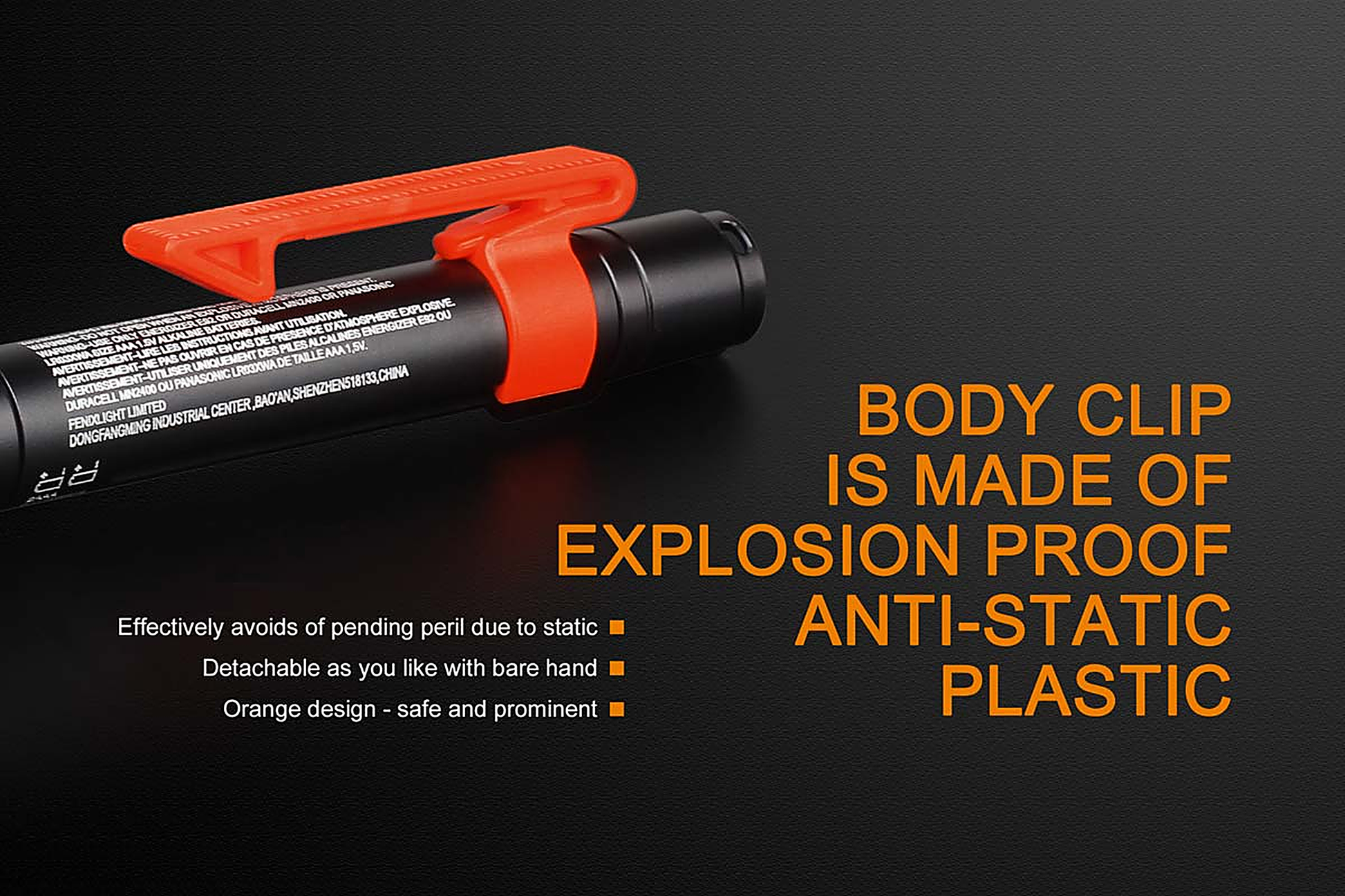 Fenix WF05E Intrinsically Safe Flashlight