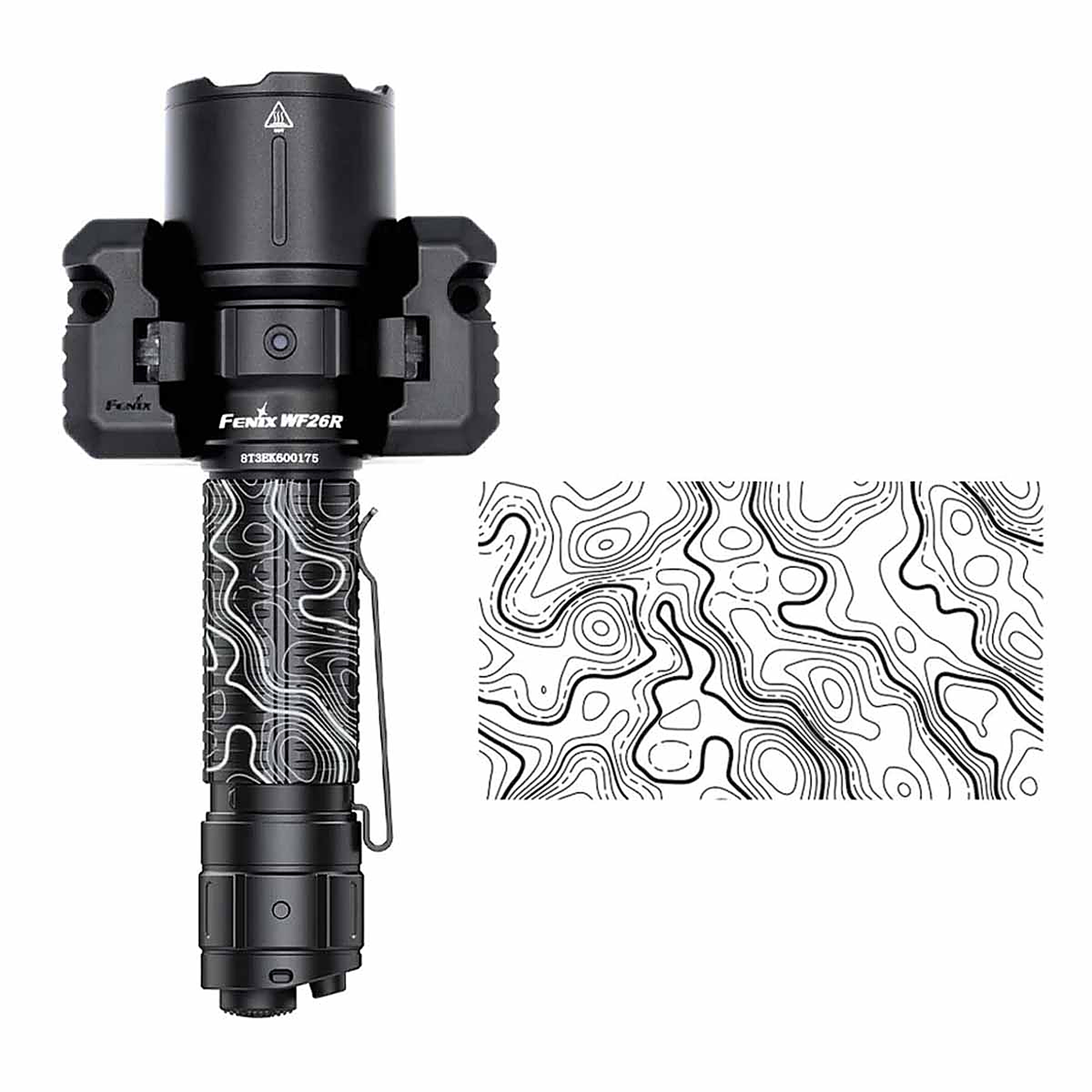 Fenix WF26R Rechargeable Flashlight with Charging Dock