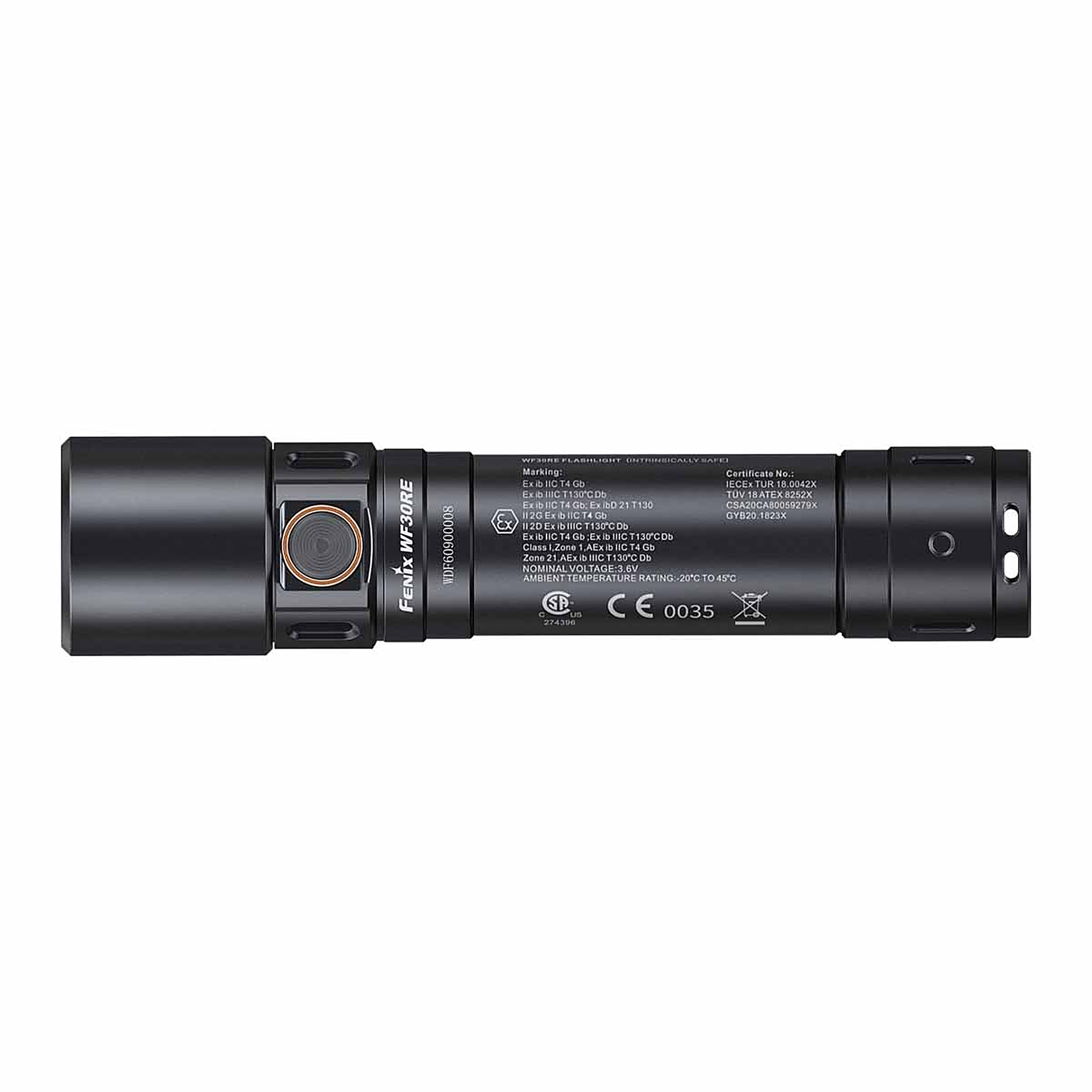 Fenix WF30RE Intrinsically Safe Flashlight -