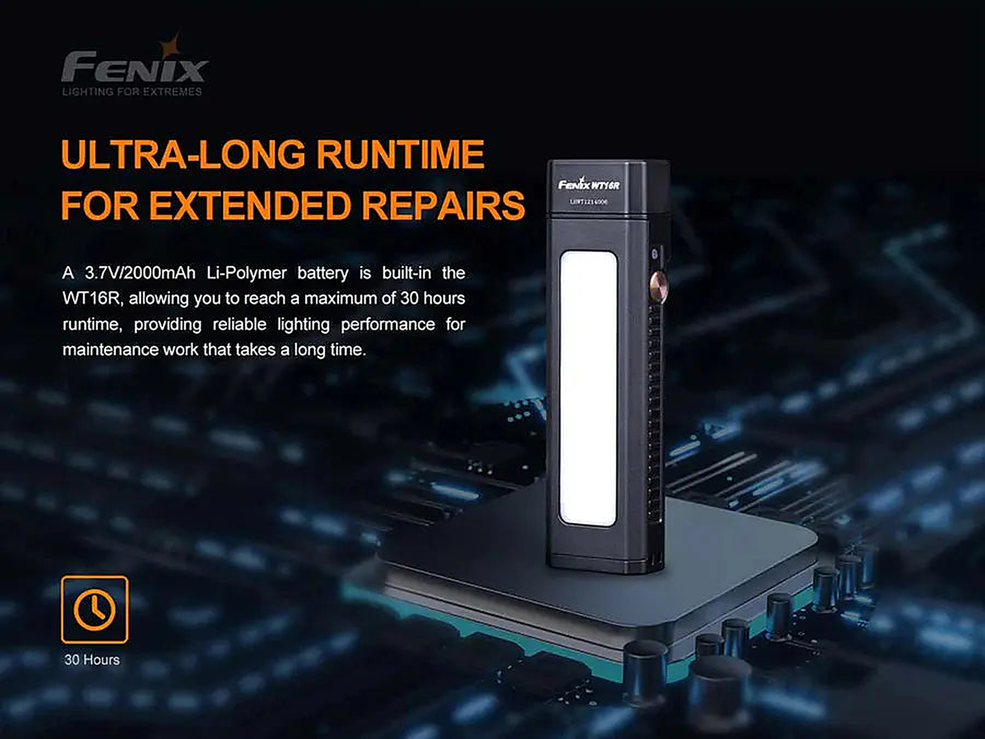 Fenix WT16R - back view