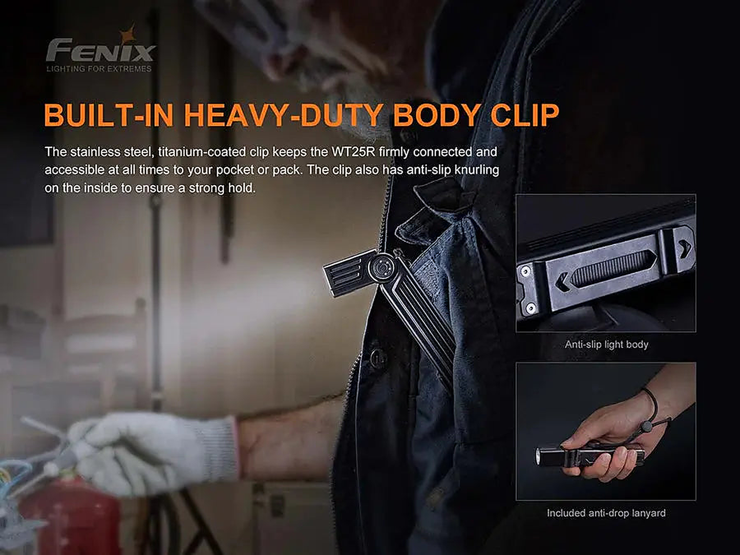 Fenix WT25R - back view