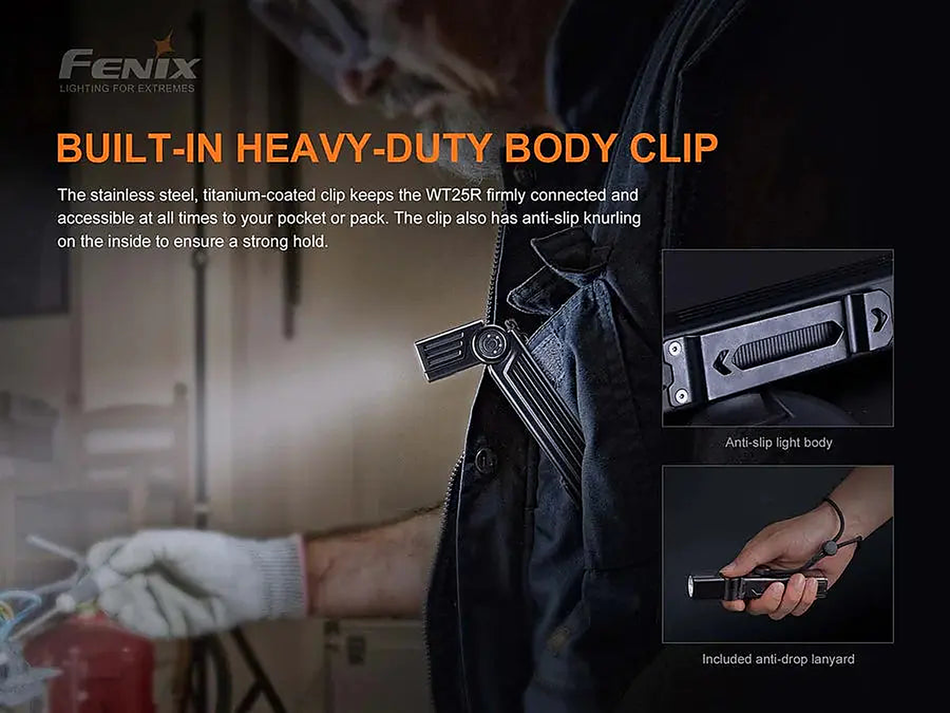 Fenix WT25R - back view