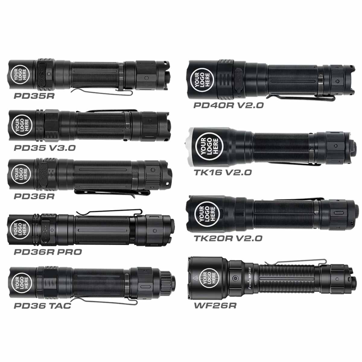 Engrave your Company Logo on a Fenix Flashlight