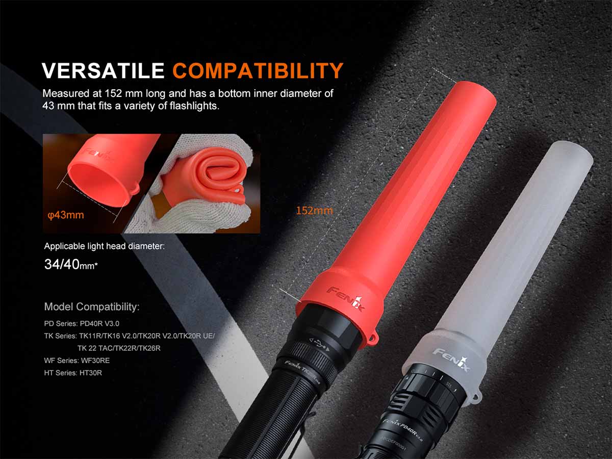 Fenix AOT-04 Soft Silicon Flexible Traffic Wand