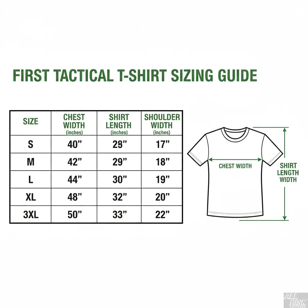 T-Shirt Size Chart