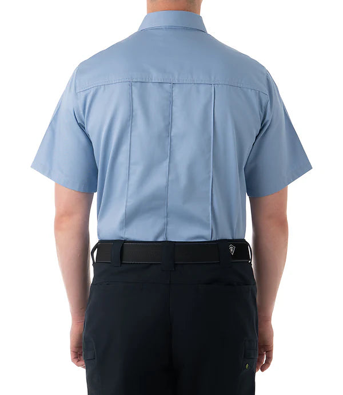 First Tactical Mens Cotton Station Short Sleeve - Medium Blue - alternate view