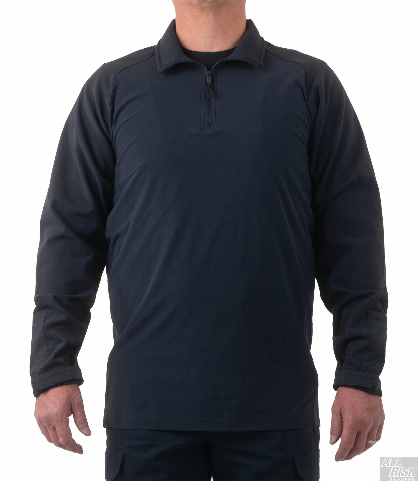 First Tactical Mens Pro Duty Pullover - Midnight Navy - detail view