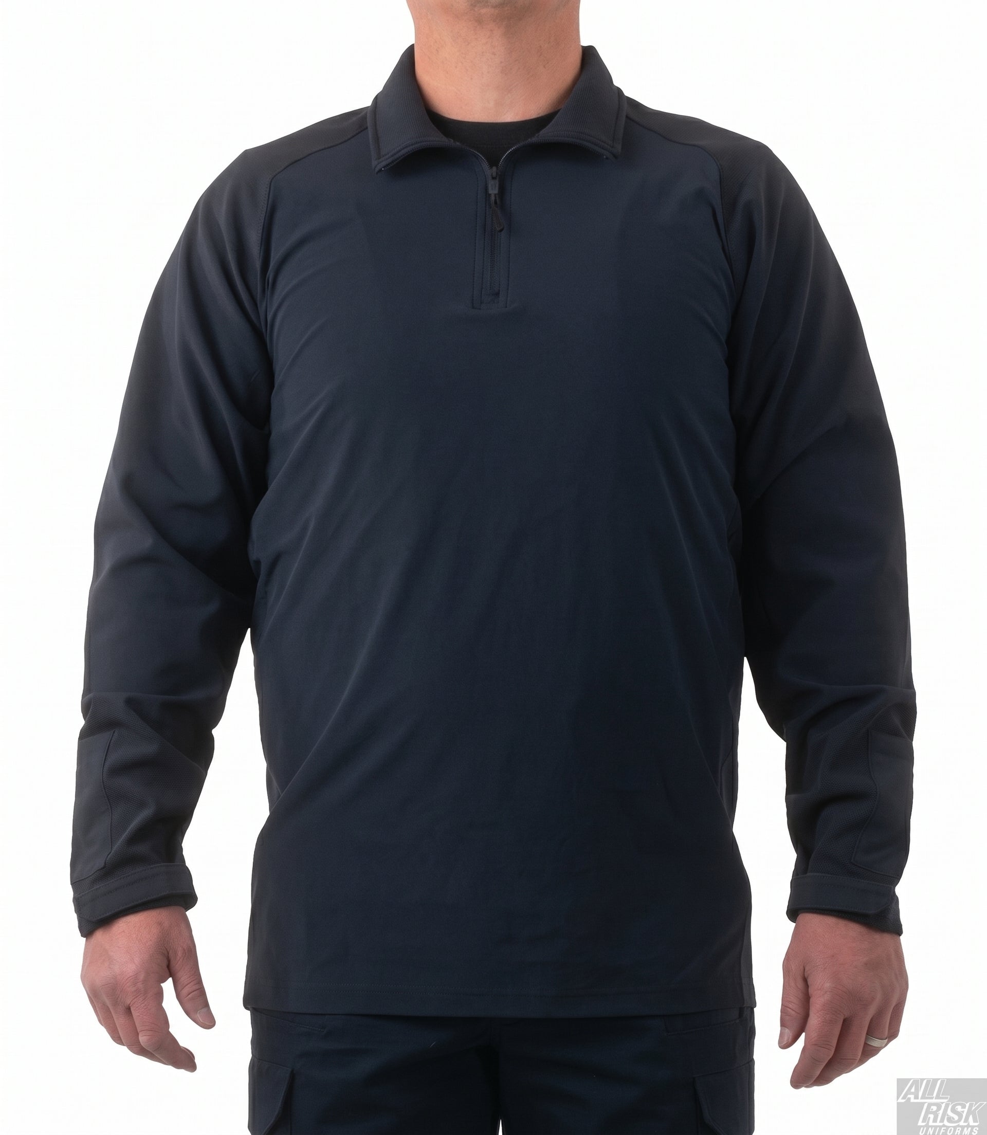 First Tactical Mens Pro Duty Pullover - Midnight Navy - detail view