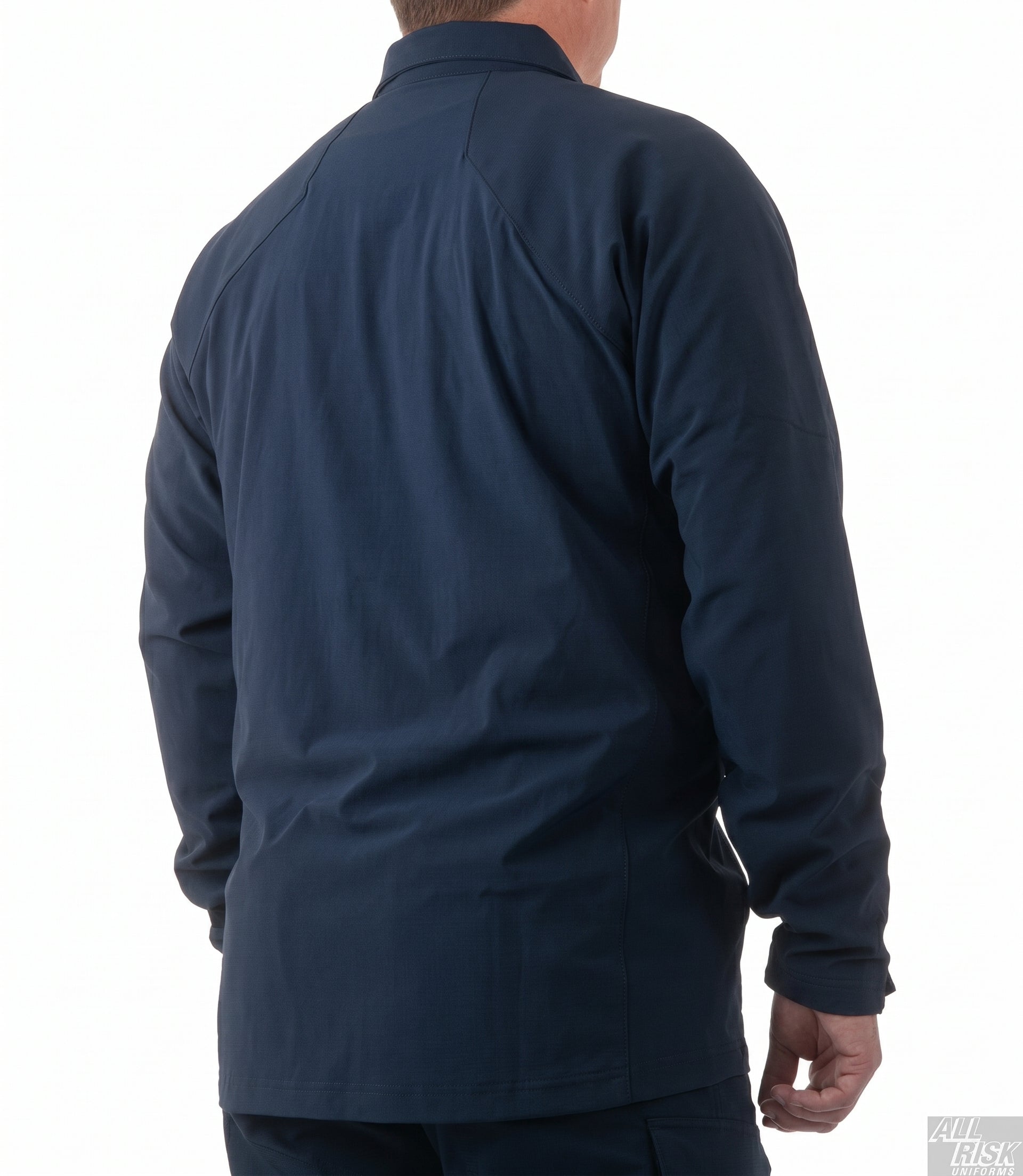 First Tactical Mens Pro Duty Pullover - Midnight Navy - close-up detail