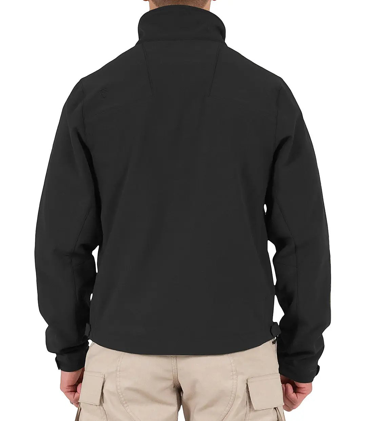 First Tactical Mens Tactix Softshell Jacket - Black - side view