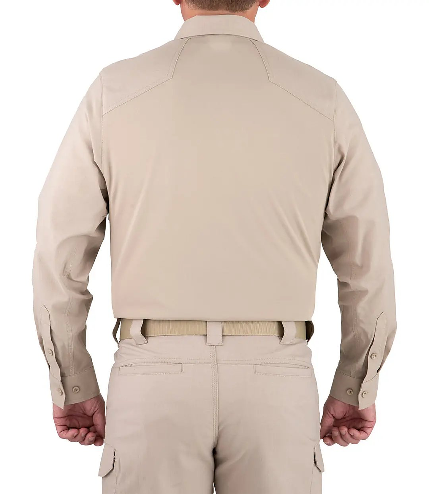 First Tactical Mens V2 Pro Perf Long Sleeve - Khaki - alternate view